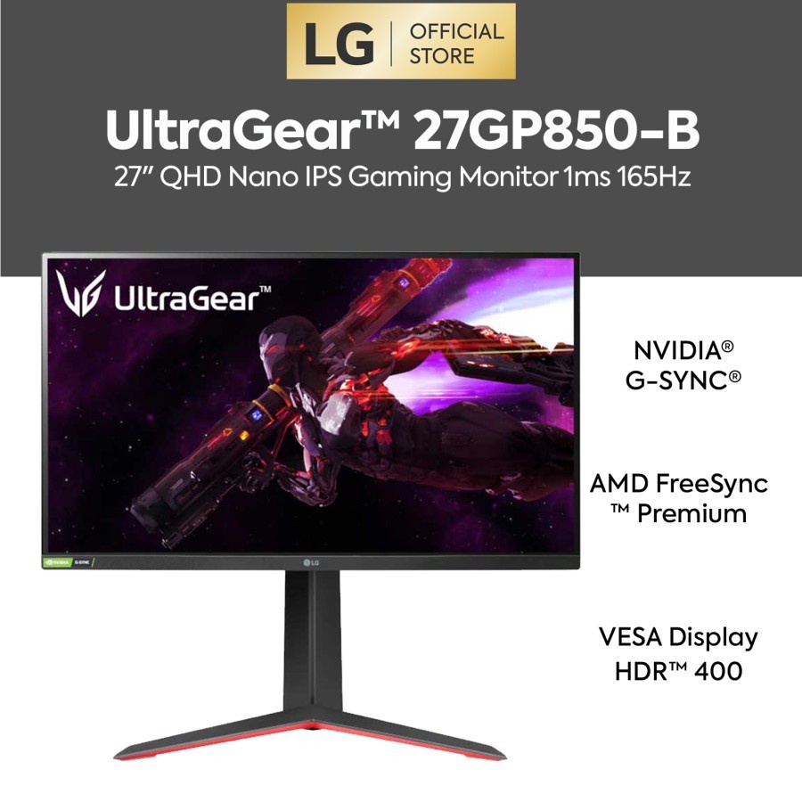 LG LG UltraGear 27GP850-B 27" 165Hz